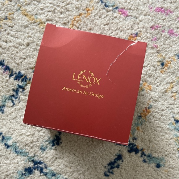 Lenox Green Glass Ball Ornament - Picture 2 of 5